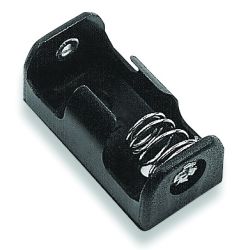 1 Cell 1/2AA Battery Holder With Solder Lug Terminals