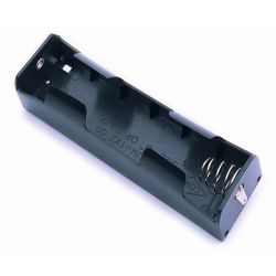 2 Cell D Battery Holder With Solder Lug Terminals