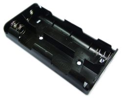 4 Cell C Battery Holder With Snap Terminals 1