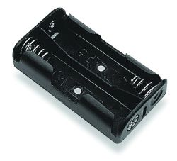 2 Cell AA Battery Holder With Solder Lug Terminals