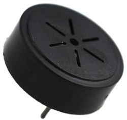 23 mm, Round Frame, 0.1 W, 8 Ohm, Neodymium Magnet, Mylar Cone, Speaker with Case & PCB Pins