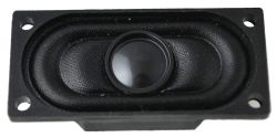 35 mm x 16 mm, Rectangular Frame, 1.0 W, 8 Ohm, Neodymium Magnet, Cloth Cone, Notebook Speaker