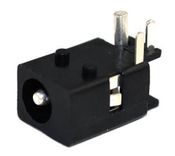 1.65 mm Center Pin, 2.0 A, Right Angle, PCB Mount, DC Power Jack