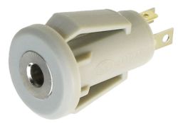 2.5 mm, Vertical, Stereo Jack - Snap-In