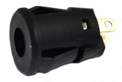 1.65 mm Center Pin, 2.0 A, Vertical, Panel Mount (Snap-In), DC Power Jack