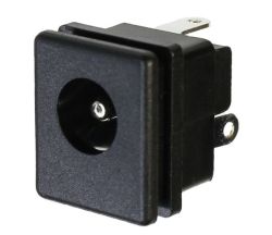 2.5 mm Center Pin, 1.0 A, Vertical, Panel Mount, DC Power Jack