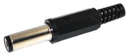 2.1 x 5.5 mm, 1.0 A, Vertical, DC Power Plug