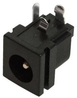 3.0 mm Center Pin, 5.0 A, Right Angle, PCB Mount, DC Power Jack with Kinked Pins