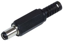 3.0 x 5.5 mm, 5.0 A, Vertical, DC Power Plug