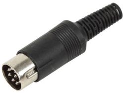 Standard DIN Plug, 3 ~ 8, or 13 Contacts 1