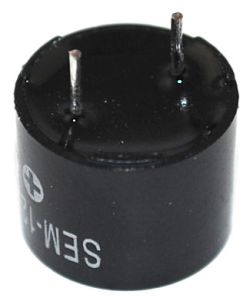 12 mm Magnetic Sound Transducer, 8~16 Vo-p, 85 dBA, 2.4 kHz, PCB Pins